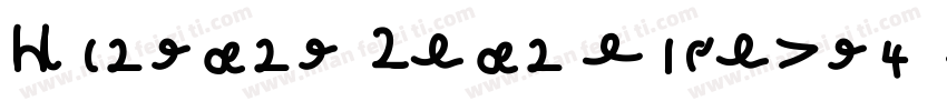 Hisense Sans Alfabet Book字体转换